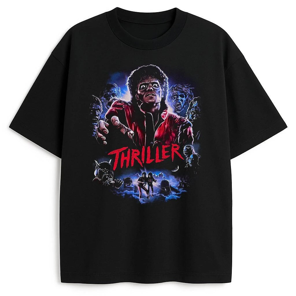 Michael Jackson Thriller Graphic T-Shirt – Unisex Cotton Streetwear Tee