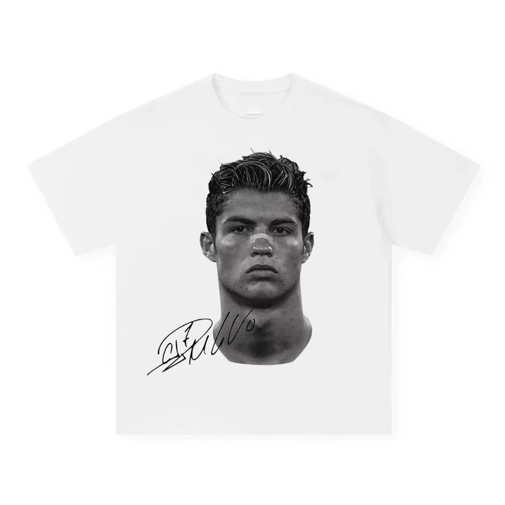 Cristiano Ronaldo Graphic T-Shirt – Unisex Cotton Football Legend Tee