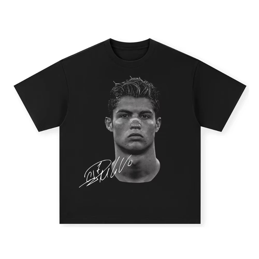 Cristiano Ronaldo Graphic T-Shirt – Unisex Cotton Football Legend Tee