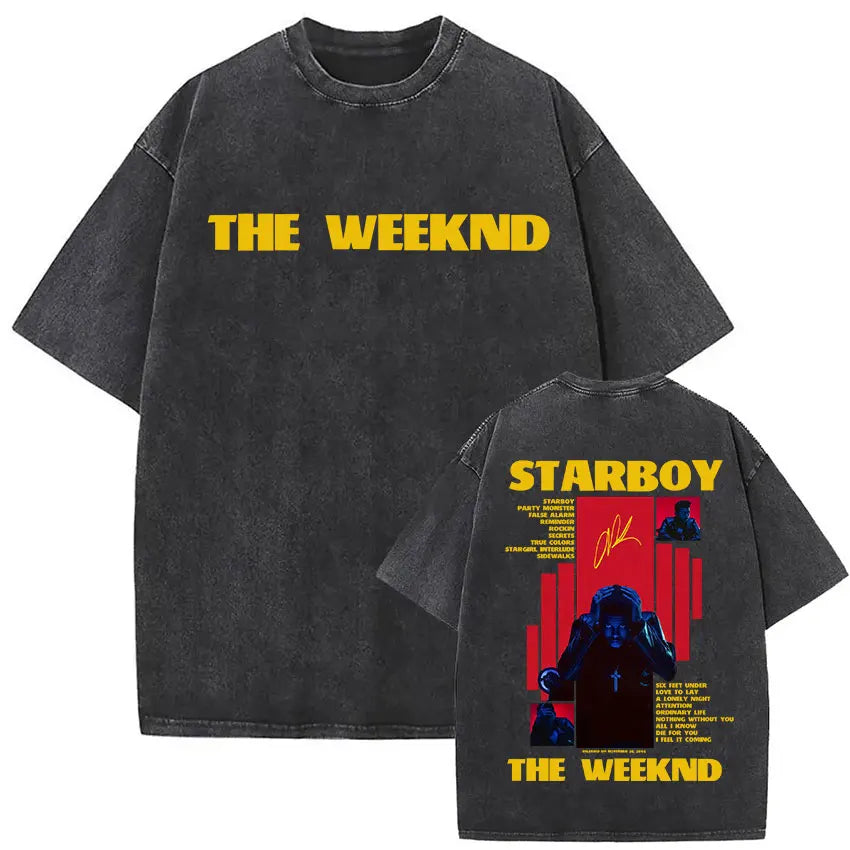 The Weeknd XO Tour 2025 Vintage Washed T-Shirts (NEW 30 DIFFERENT STYLES) – Unisex Pop and Hip Hop Tee