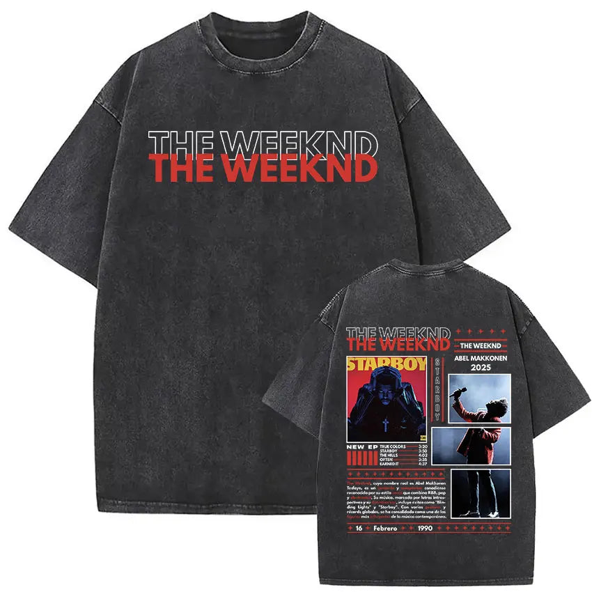 The Weeknd XO Tour 2025 Vintage Washed T-Shirts (NEW 30 DIFFERENT STYLES) – Unisex Pop and Hip Hop Tee