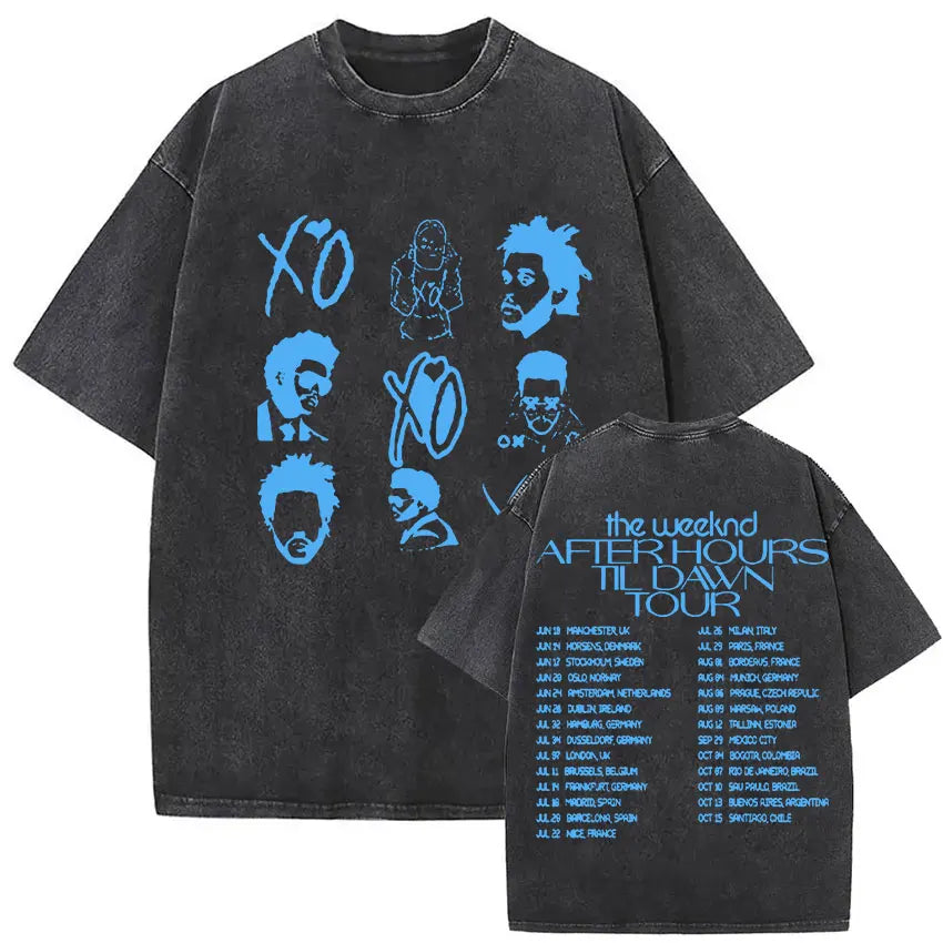 The Weeknd XO Tour 2025 Vintage Washed T-Shirts (NEW 30 DIFFERENT STYLES) – Unisex Pop and Hip Hop Tee