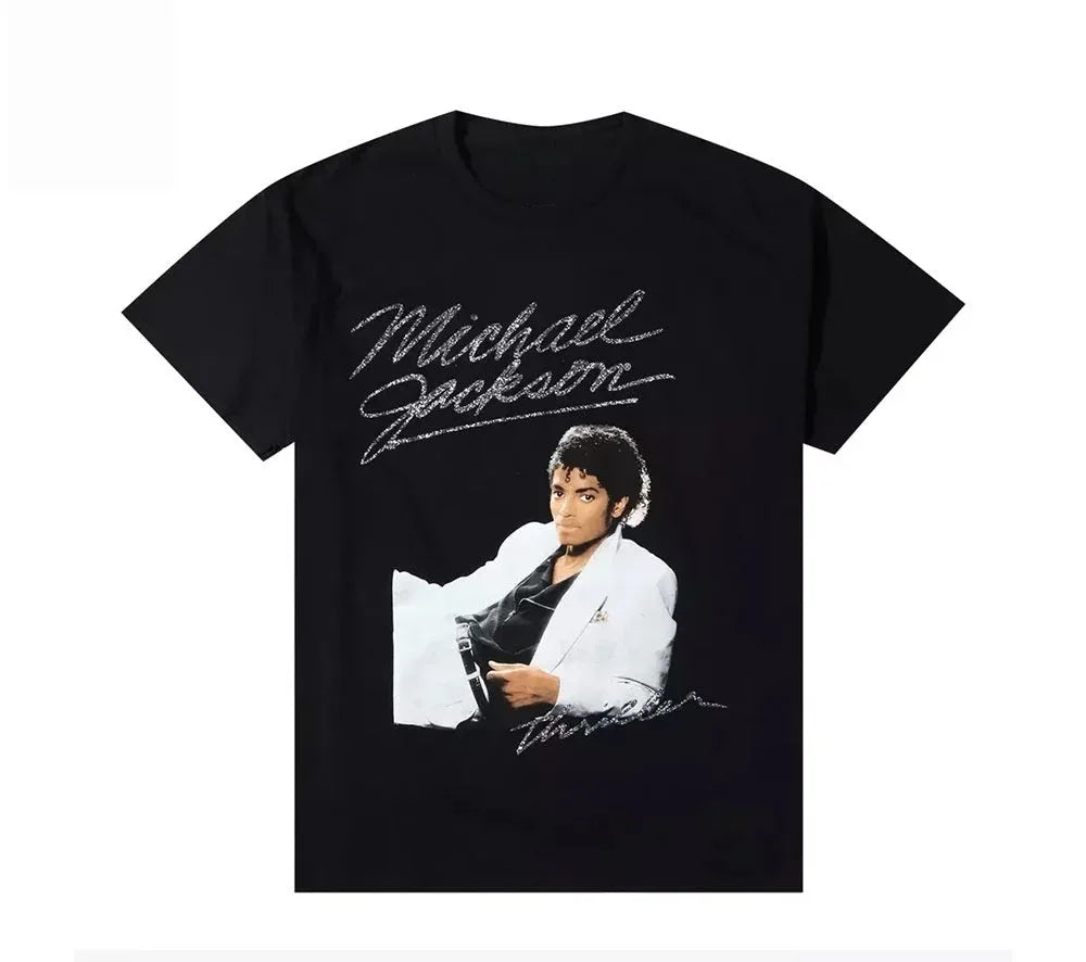 Michael Jackson Vintage Graphic T-Shirt – Unisex Cotton Streetwear Tee